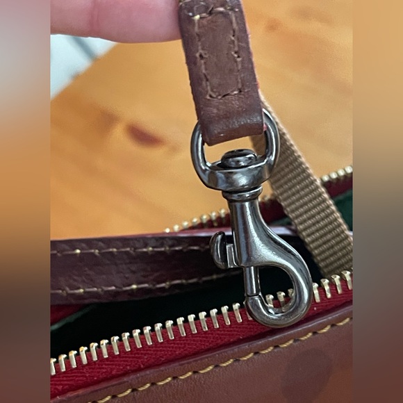 Dooney & Bourke Mini Dark Brown Florentine Leather Crossbody - Picture 11 of 16